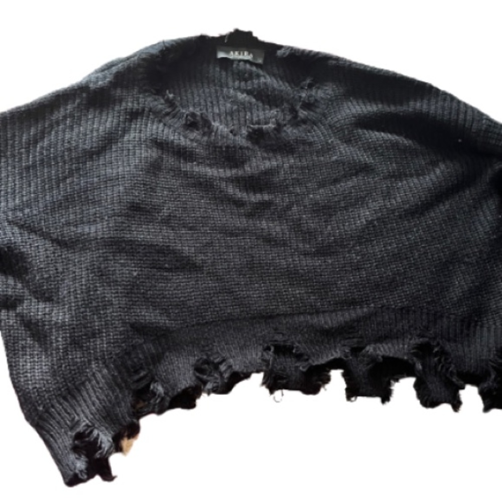 Crop Top Ripped Blouse